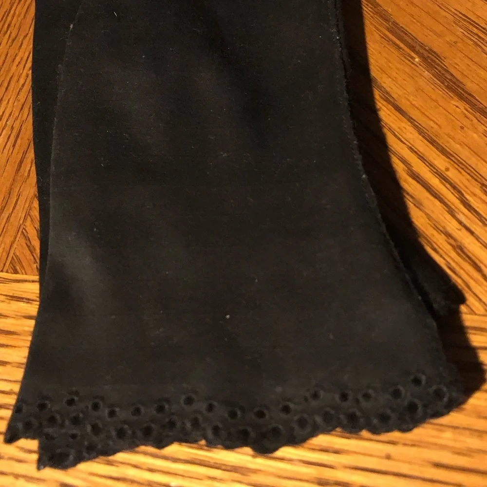 Vintage Black Wrist Gloves